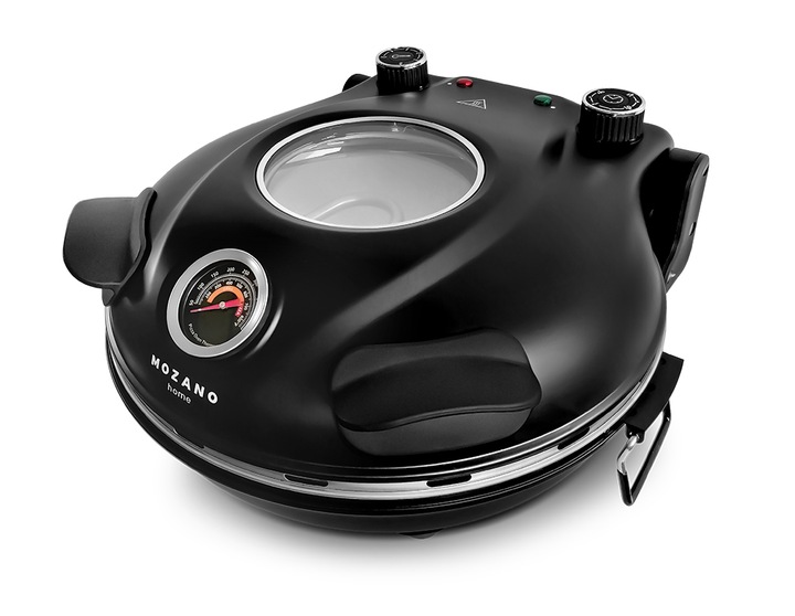 PIEC DO PIZZY KAMIENNY 420°C MOZANO 2 ŁOPATKI 1200W FORMA NOŻYK + PRZEPISY