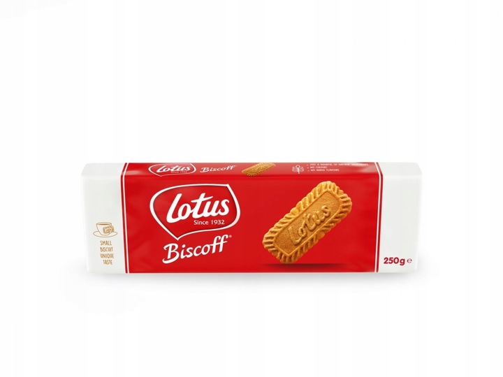 Ciastka LOTUS BISCOFF Karmelizowane 3x250g + Krem