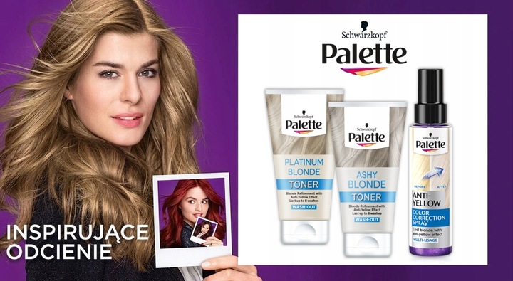 Palette Platinum Blonde Toner do Włosów 2x150ml