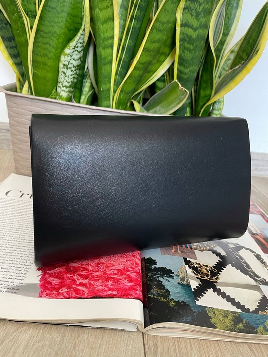 CZARNA torebka kopertówka wizytowa wesele komunia ślub