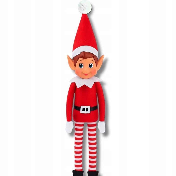 ELF ŚWIĄTECZNY ADWENTOWY FIGURKA ELFA SKRZAT ŚWIĘTA PSOTNIK Z DRUTAMI 40 CM