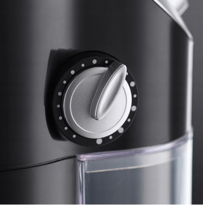 MŁYNEK DO KAWY ŻARNOWY ELEKTRYCZNY RUSSELL HOBBS CZARNY MOC 140 W MOCNY
