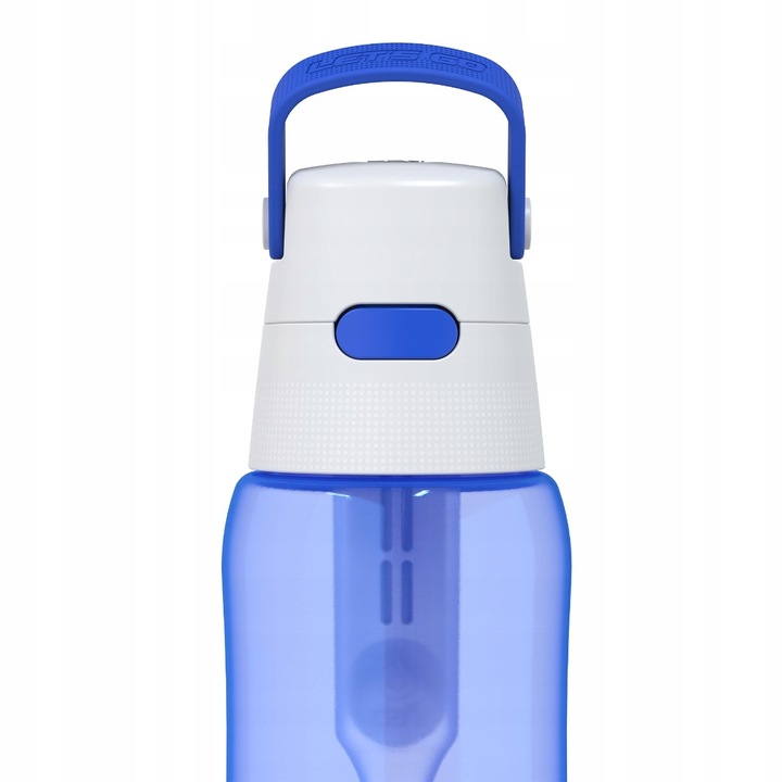 Butelka na Wodę Filtrująca 0,5l Solid Barwiona Niebieska Niebiańska