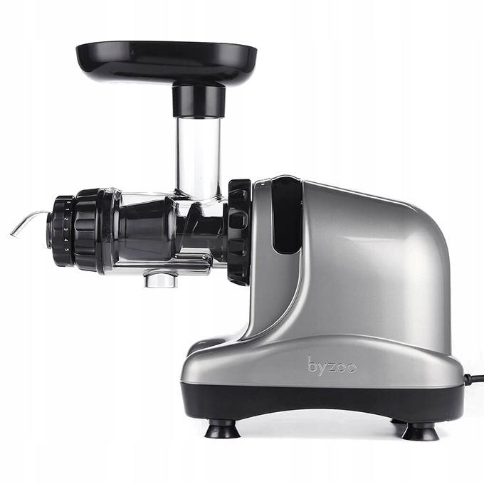 Wyciskarka do soków pozioma BYZOO Rhino srebrny