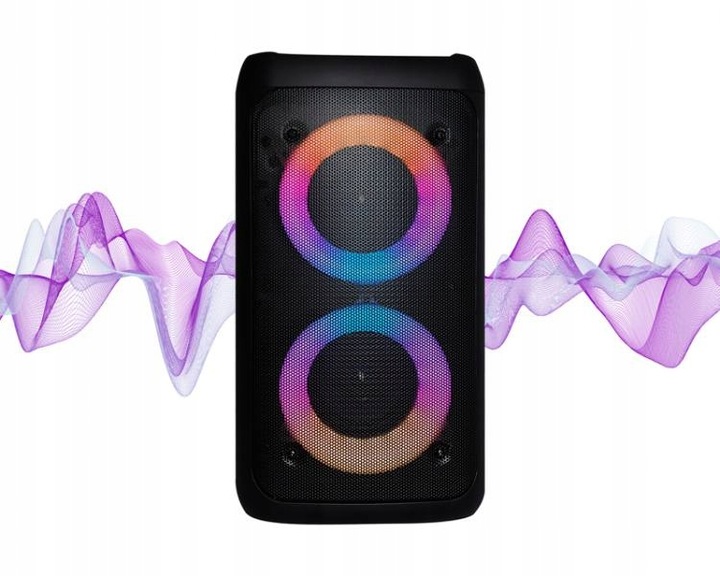 Głośnik bluetooth LTC 2x3" USB/SD/AUX 4000mAh LXPA3313