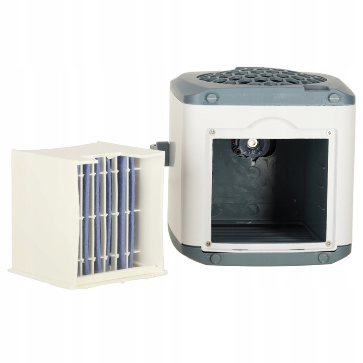 SKUTECZNY Mini klimatyzator wentylator nawilżacz powietrza na wodę z rączką