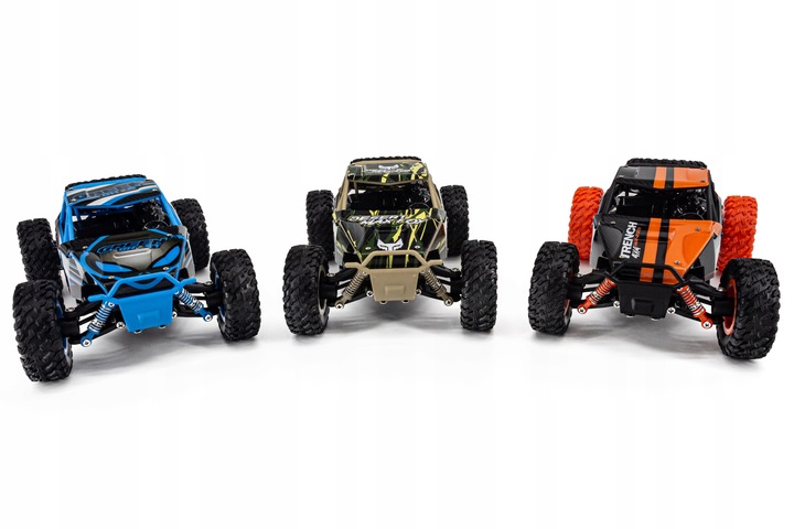Samochód ZDALNIE STEROWANE AUTO 4x4 na PILOTA Akumulator RC Terenowy Buggy