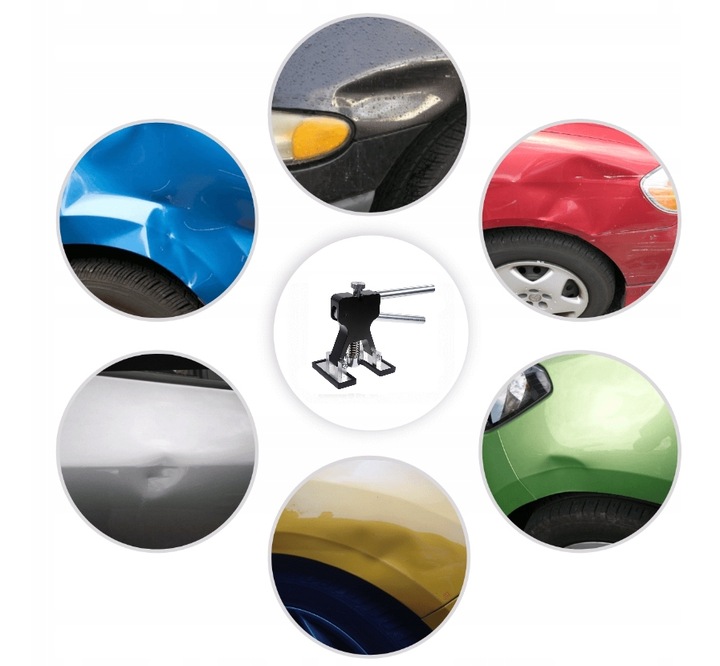 ZESTAW PDR PULLER DO USUWANIA WYCIĄGANIA WGNIECEŃ WGNIOTEK KAROSERII HIT !