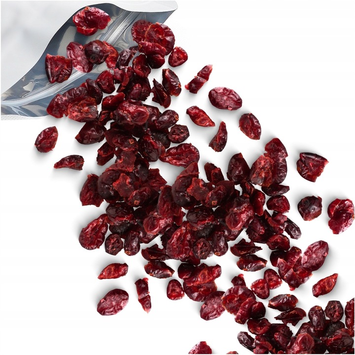 ŻURAWINA SUSZONA CIĘTA 1kg BEZ CUKRU ŚWIEŻA KLASA A nutt