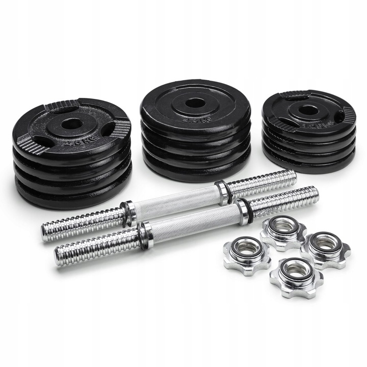 Hantle Żeliwne Regulowane 2x15kg Abarqs 30KG