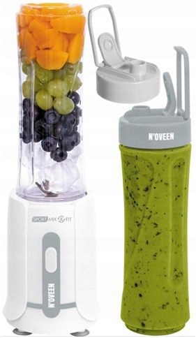 Blender kielichowy Smoothie Koktajl Shaker Na siłownię + 2 butelki