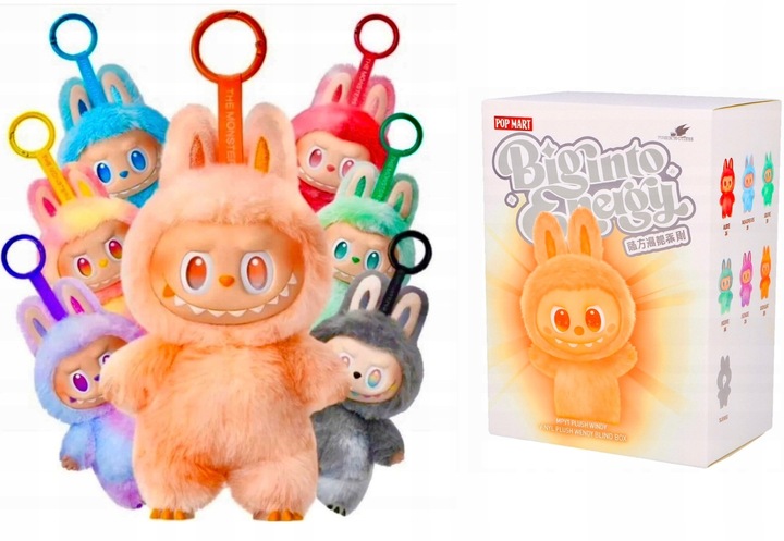2xLABUBU MASKOTKA PLUSZAK BRELOK BOX NIESPODZIANKA FIGURKA ZABAWKA Monsters