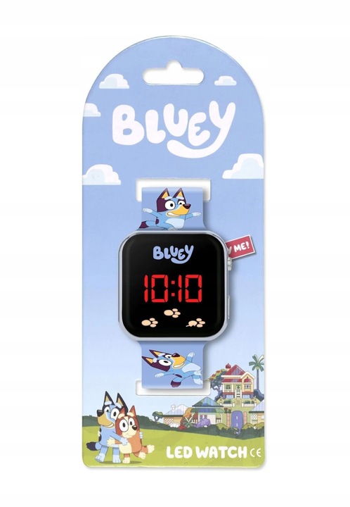 Cyfrowy zegarek kwarcowy dla chłopców Bluey