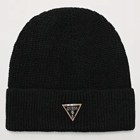 Czapka zimowa Guess Beanie Damska na zimę Ciepła Modna AM9584POL01 Czarna