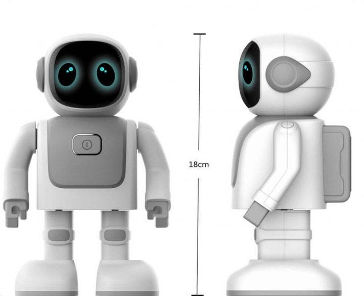 INTERAKTYWNY ROBOT ZDALNIE STEROWANY TELEFONEM PROGRAMOWANY BLUETOOTH