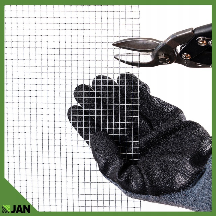 Siatka przeciw Gryzoniom 6x6x0,65 ocynk Hodowlana Na Woliery Zgrzewana 25m2