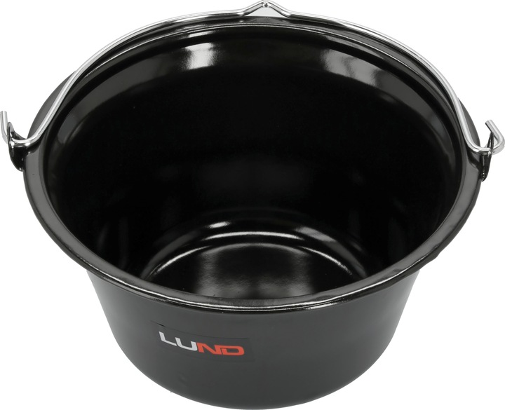 GRILL WISZĄCY WĘGLOWY NA TRÓJNOGU 49CM Z MISĄ KOCIOŁKIEM RUSZT STALOWY LUND