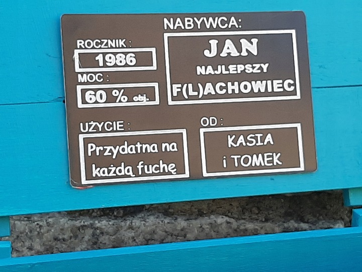 MASZLITRA PREZENT DLA MĘŻCZYZNY ALKOHOL WHISKY