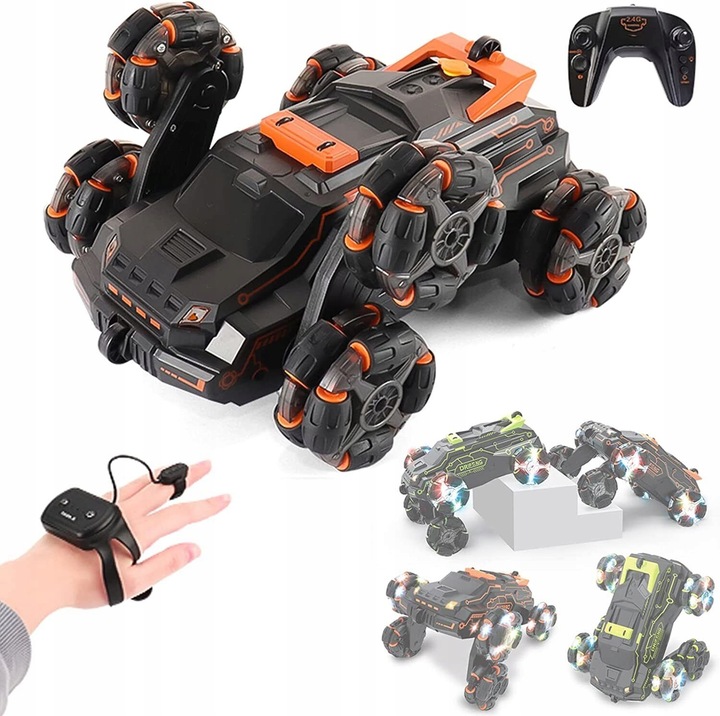 SAMOCHÓD ZDALNIE LED STEROWANY RĘKĄ GESTAMI +PILOT