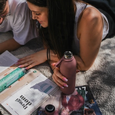 Butelka Termiczna Mojo 500 ml BPA FREE 12/24H - Sand/Piaskowa/Beżowa