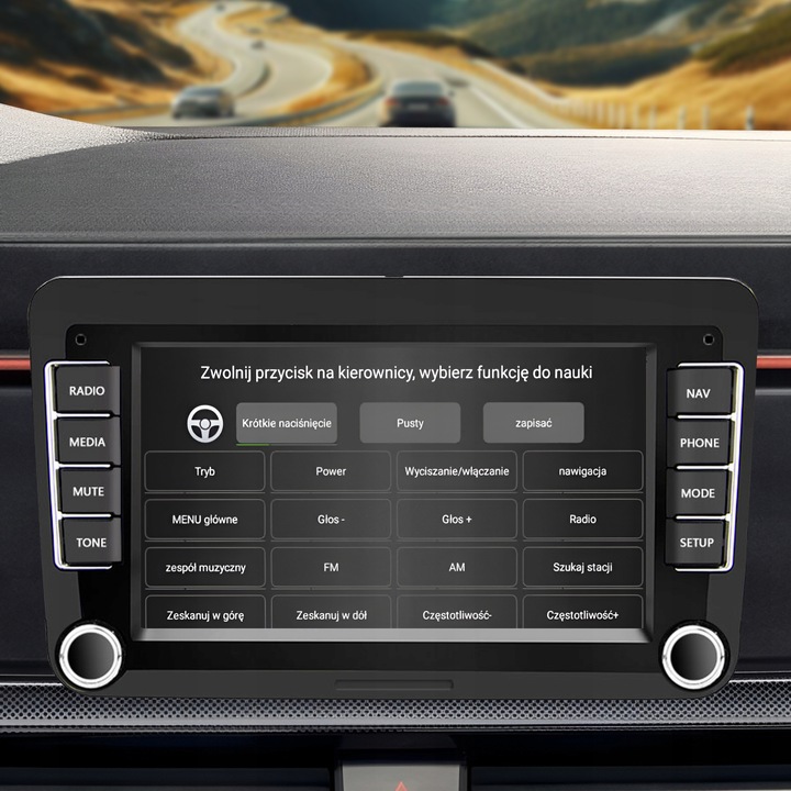 RADIO SAMOCHODOWE do VOLKSWAGEN VW SKODA SEAT 7" ANDROID CARPLAY GPS WIFI