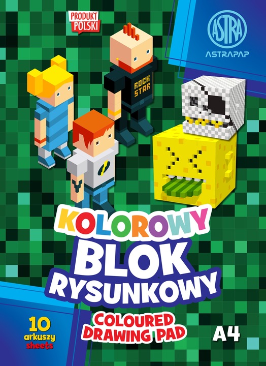 Astra WYPRAWKA SZKOLNA PIXEL ONE Zestaw plastyczny + TECZKA 20 elementów