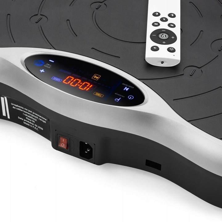 PLATFORMA WIBRACYJNA WIBRUJĄCA TRENINGOWA MASAŻER Z PILOTEM XP500 GYMTEK