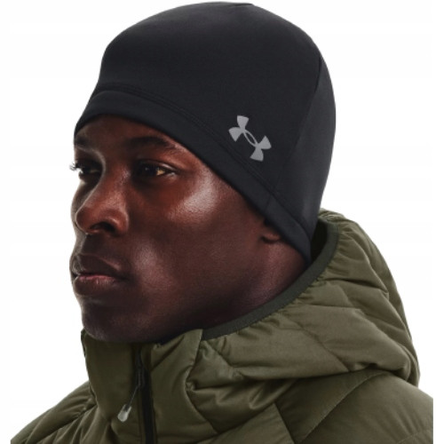 CZAPKA ZIMOWA UNDER ARMOUR TERMOAKTYWNA MĘSKA CZARNA NA ZIME STORM
