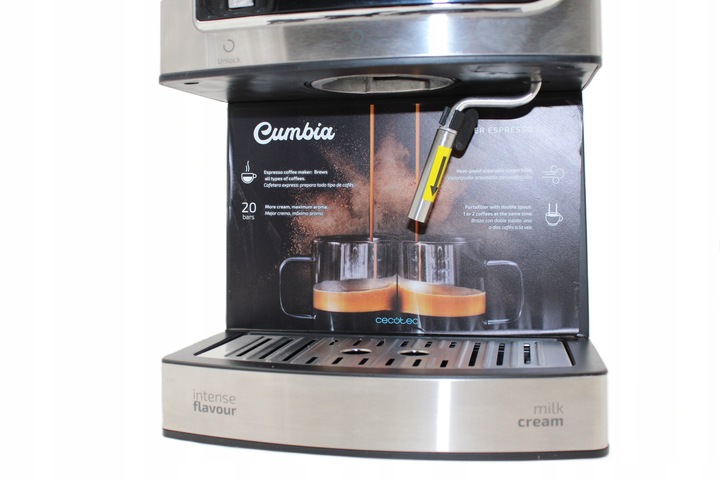 EKSPRES DO KAWY KOLBOWY Cecotec Power Espresso 20 srebrny/szary