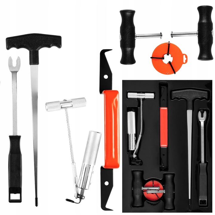 NEO ZESTAW W WALIZCE DO WYCINANIA DEMONTAŻU SZYB SAMOCHODOWYCH 7EL. 11-819