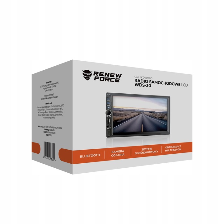 Radio Samochodowe Bluetooth 2DIN Wyświetlacz 7" USB SD AUX Dotykowy Ekran