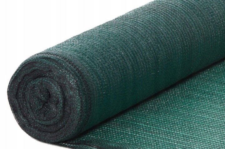 SIATKA CIENIUJĄCA 1,5x50m MASKUJĄCA OSŁONA 80g NA OGRODZENIE PŁOT 75% +UV