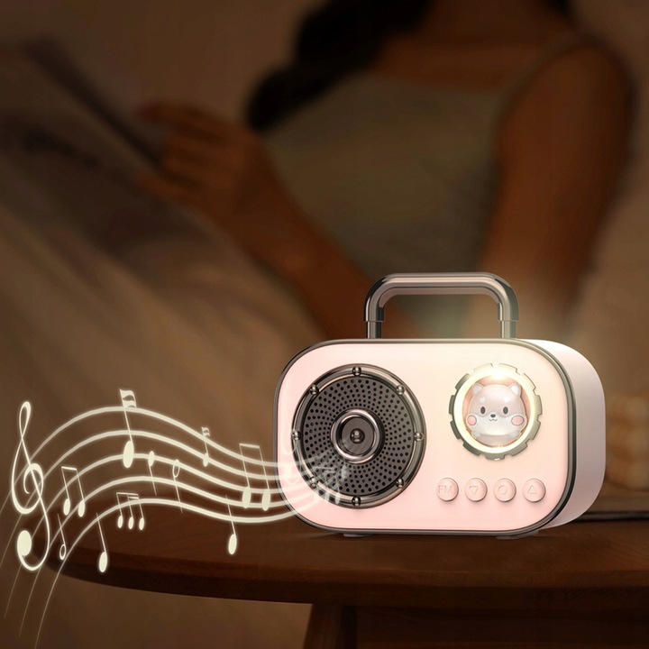 BEZPRZEWODOWY ZESTAW DO KARAOKE DLA DZIECI GŁOŚNIK BLUETOOTH + 2 MIKROFONY