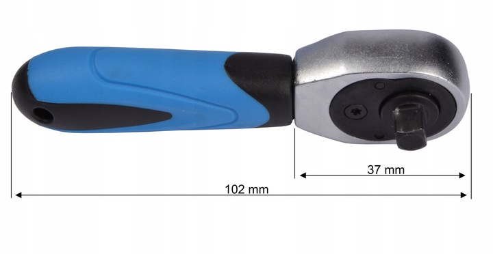 Grzechotka 1/4" Mini do bitów i nasadek