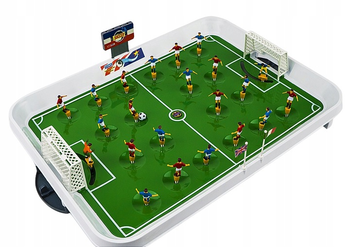 GRA PIŁKARZYKI SPRĘŻYNOWE XXL STOŁOWE PIŁKA NOŻNA +22 ZAWODNIKÓW DLA DZIECI