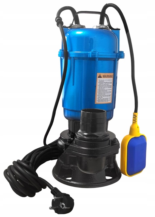 POMPA Z ROZDRABNIACZEM DO WODY BRUDNEJ ŚCIEKÓW SZAMBA PŁYWAK MAGNUM 3000