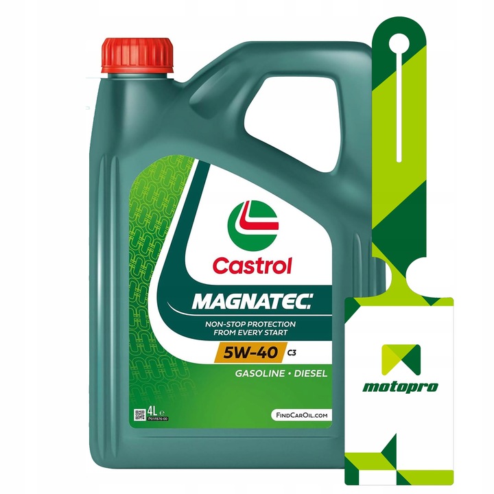 CASTROL Magnatec C3 5W40 4L + ZAWIESZKA GRATIS