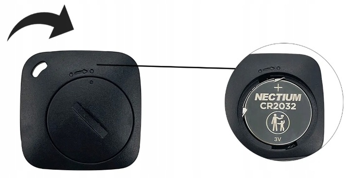 LOKALIZATOR KLUCZY GPS BRELOK MINI DŹWIĘKOWY BLUETOOTH FIND MY TAG TRACKER