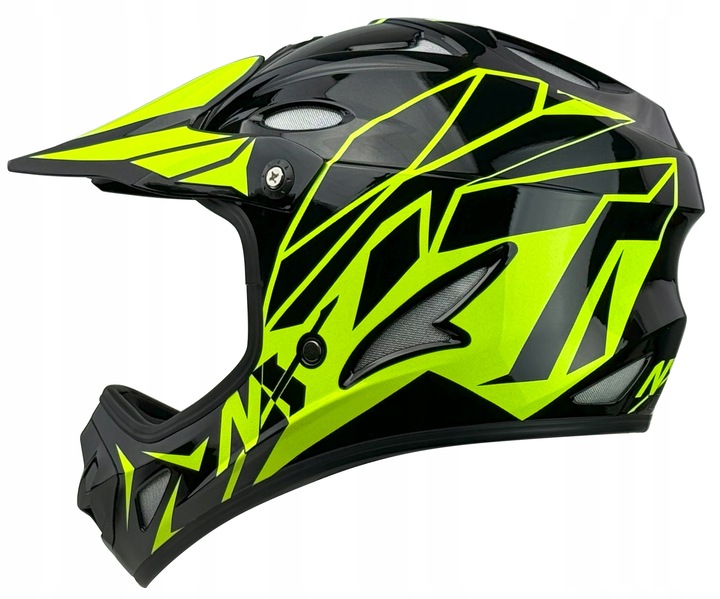 ZESTAW NX KASK + GOGLE DOWNHILL NX EXTREME r.XS |KASK ROWEROWY |900g LEKKI