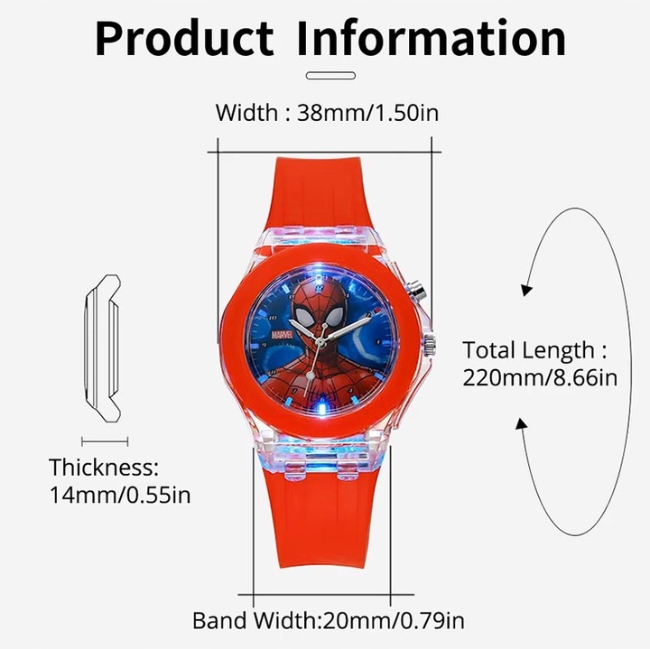 zegarek dziecięcy wskazówkowy LED dla dzieci POKEMONY świecący PIKACHU