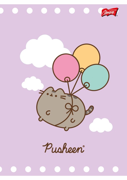 8X ZESZYT A5 32 KARTKI PUSHEEN 4x TRZY LINIA + 4x KRATKA KAŻDA OKŁADKA INNA