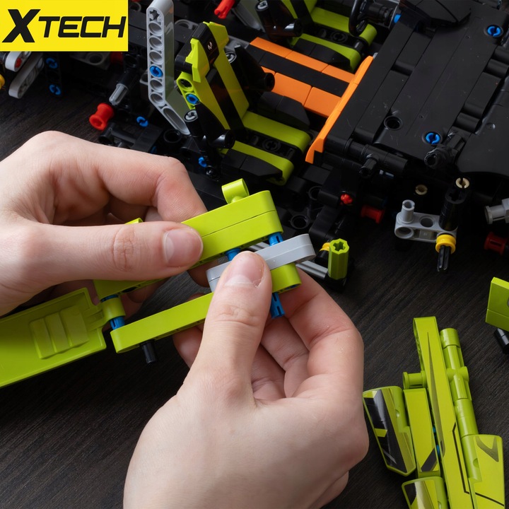 KLOCKI LAMBORGHINI TECHNICZNE AUTO SPORTOWE WYŚCIGOWE XTECH 1254 ELEMENTY