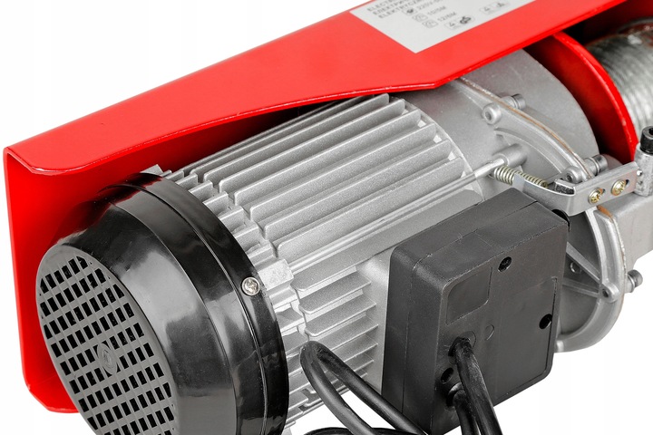 WYCIĄGARKA ELEKTRYCZNA WCIĄGARKA 800KG 2000W LINOW SUWNICA STEROWANA HJ207