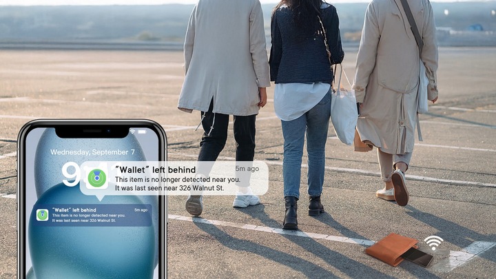 Lokalizator GPS MiCard Pro karta do portfela WIZYTÓWKA QR APPLE IOS