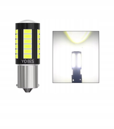 Żarówki P21W PROJEKTOR XENON BIAŁY BIAŁE LED Bardzo Mocne 6500 2szt.