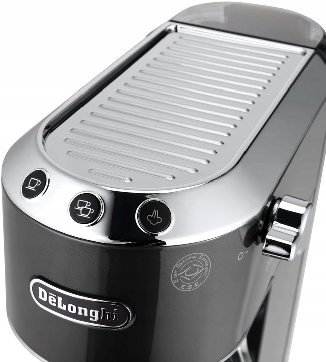 Kolbowy ekspres ciśnieniowy De'Longhi EC885.GY 1300 W srebrny/szary