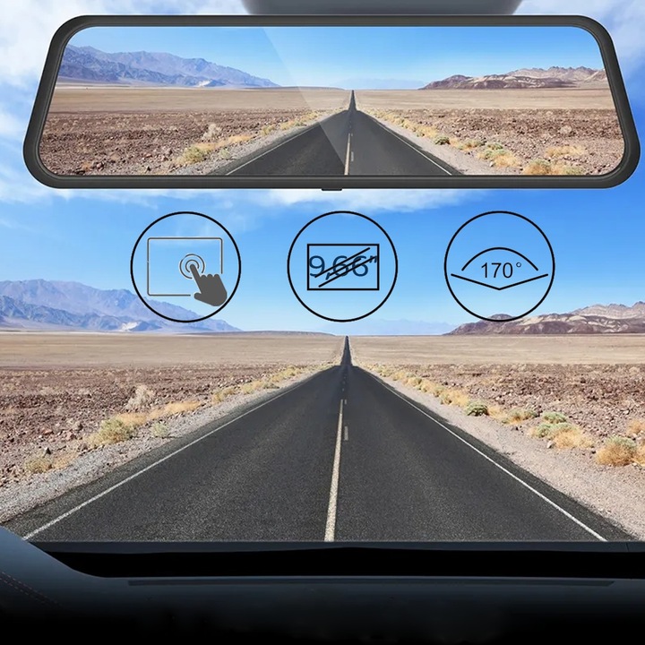 KAMERA SAMOCHODOWA WIDEO REJESTRATOR JAZDY W LUSTERKU WIDEOREJESTRATOR M PL