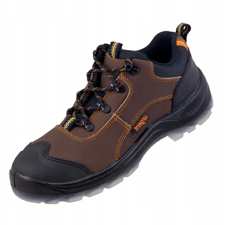 SKÓRZANE buty robocze 220 S1 półbuty z podnoskiem URGENT r. 43