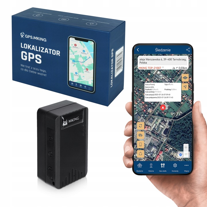 Lokalizator GPS 20 DNI 2G+4G BEZ ABONAMENTU ŚLEDZENIE PODSŁUCH MK6A