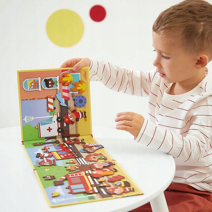 JANOD, Magnetyczna układanka Strażacy Magneti'stories 3+